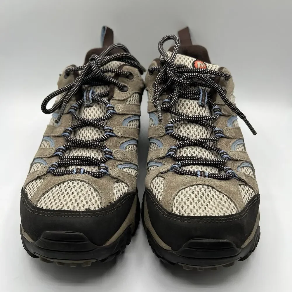 Merrell Women’s Moab 2 Waterproof Hiking Shoes • Vibram • Dusty Olive US 10.5 M